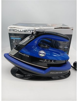 Rowenta Freemove - Cordless Iron with Steam Stroke 115 g/min - 250 ml - Microsteam 400 Laser Sole - Auto-Off and Anti-Limescale - All