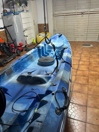 Kayak 2 plazas con equipo pesca