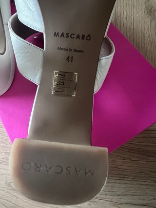 Sandalias Mascaró Tacón 7,5 cm Talla 41