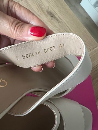 Sandalias Mascaró Tacón 7,5 cm Talla 41