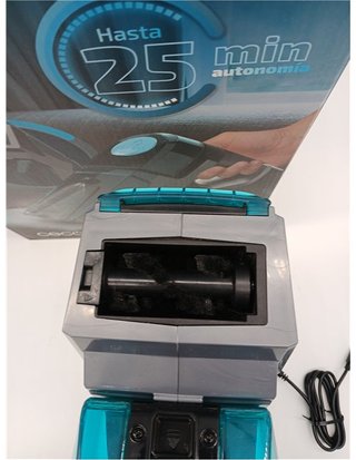 Cecotec Limpiador Aspirador de Tapicerias y Alfombras de Mano sin Cable Conga MotorHand Carpet&Spot Clean 2000. 90W - Cepillo Mot
