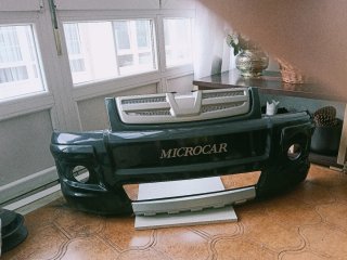 Defensa Microcar Serie 1/2 Cromo