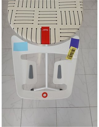 Rayen | Tabla de planchar | Gama Premium | Altura Regulable | Caucho Antideslizante en las patas | Funda estampada | Medida: 120