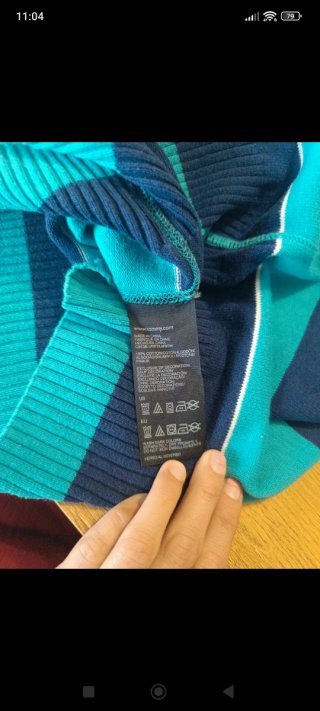 Jersey manga larga rayas Tommy Hilfiger hombre