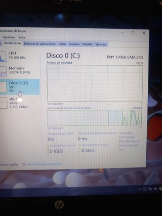 Portátil HP Pavilion G6 i5 8GB SSD 120GB W10