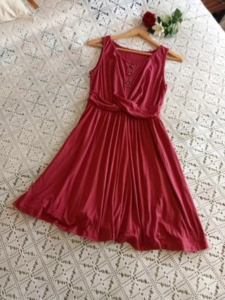 Vestido Rojo Teja Talla M/L