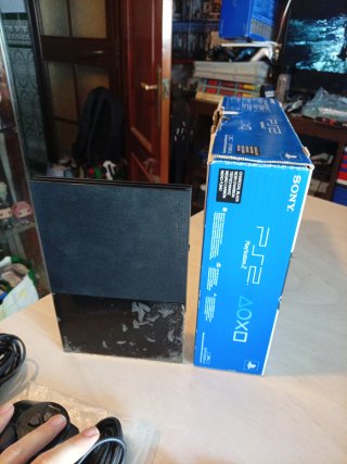 PS2 Slim SCPH-90004 Charcoal Black