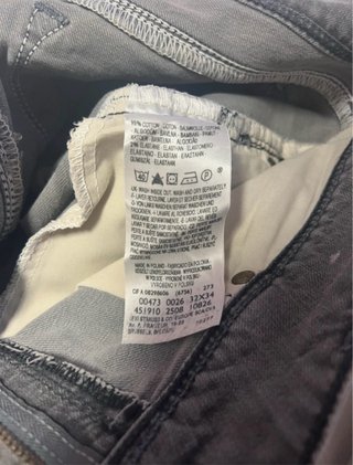 Pantalones Levi's 473 Gris Talla 40