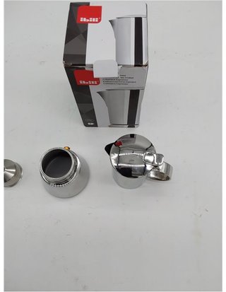 IBILI - Cafetera express Essential - 2 tazas - 100 ml - Acero Inoxidable - Apto para inducción