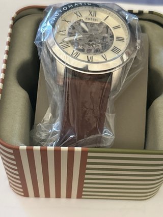 Reloj Fossil Automático Correa Marrón