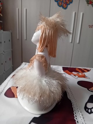 Cofanetto ballerina ceramica anni '70
