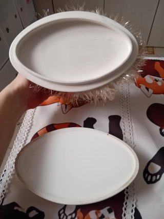 Cofanetto ballerina ceramica anni '70