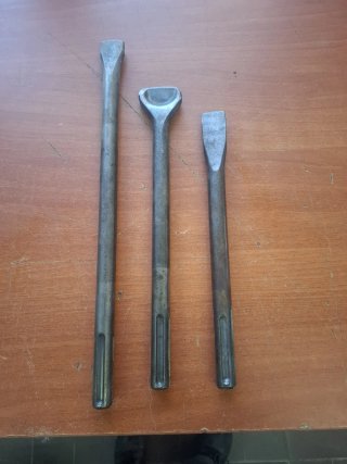 PALAS SDS-MAX PARA MARTILLO DEMOLEDOR (3 UNIDADES)