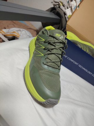 Zapatillas Skechers Talla 44 Verde/Amarillo