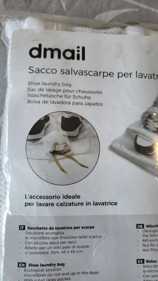 Sacco salvascarpe per lavatrice dmail