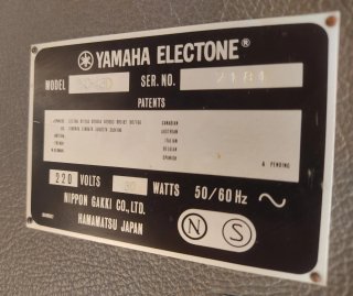 Órgano Vintage Yamaha YC 45 d
