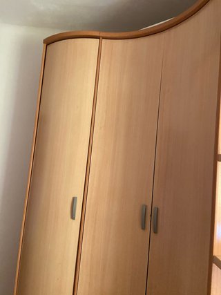 Armario esquinero madera 2.40m alto 38 cm de fondo