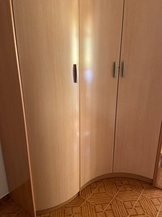 Armario esquinero madera 2.40m alto 38 cm de fondo