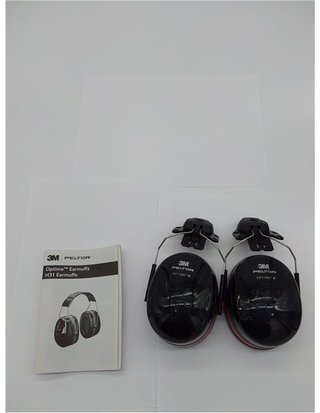 3M PELTOR Optime III Orejeras para casco Negras 34 dB (1 orejera/caja) - H540P3EB-413-SV