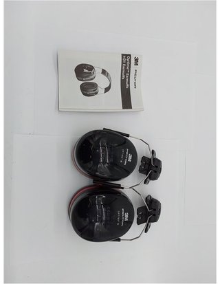 3M PELTOR Optime III Orejeras para casco Negras 34 dB (1 orejera/caja) - H540P3EB-413-SV