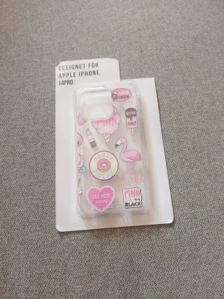 Funda iPhone 14 Pro Transparente Estampada