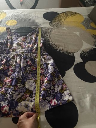 Vestido estampado floral Blanco