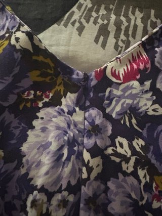 Vestido estampado floral Blanco