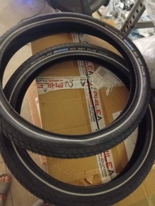 Coppia copertoni bici 20 x 2,15