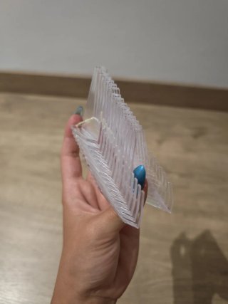 Soporte expositor transparente para mesa