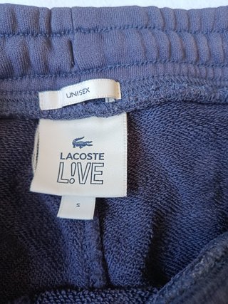 Jogging Lacoste azul oscuro Talla S con defectos