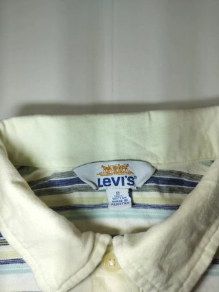 Levi's Vintage Striped Polo Shirt Multicolor Retro