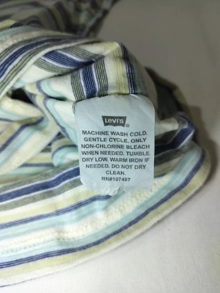 Levi's Vintage Striped Polo Shirt Multicolor Retro