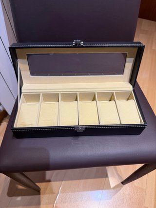 Estuche expositor para 6 relojes