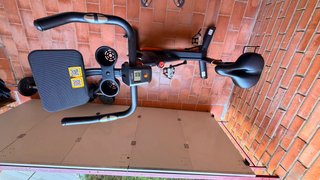 Bicicleta Estática Magnética Burever Naranja.