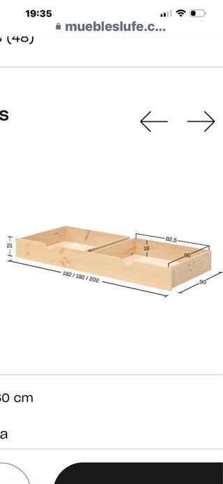Litera infantil madera.