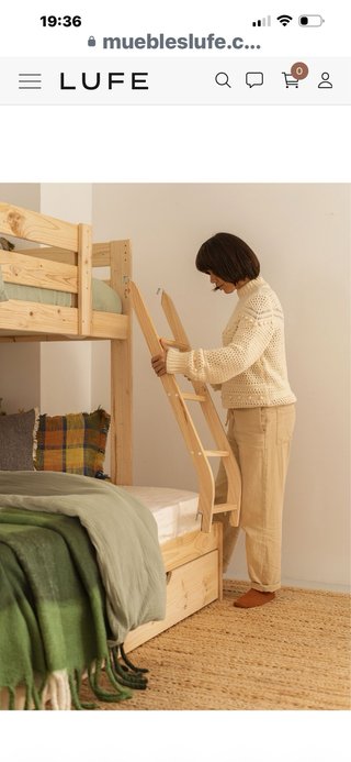 Litera infantil madera.