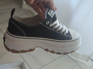 Zapatillas negras con plataforma
