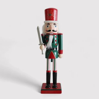Renge - Soldatino schiaccianoci di Natale con cappello rosso