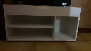 Banco Zapatero Blanco y gris