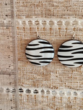 Pendientes Plata Ley Concha Natural