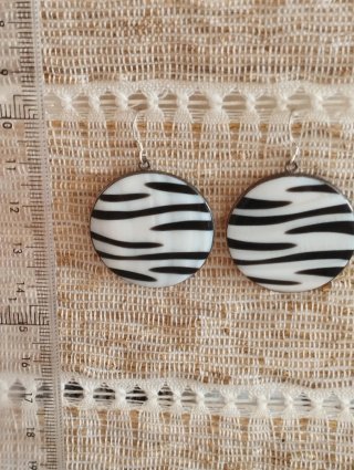 Pendientes Plata Ley Concha Natural