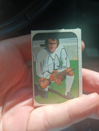 Cromo Fútbol Antiguo Firmado Ufarte y Pirri