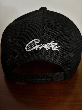 Gorra Corteiz Negra con Estrellas y Logo