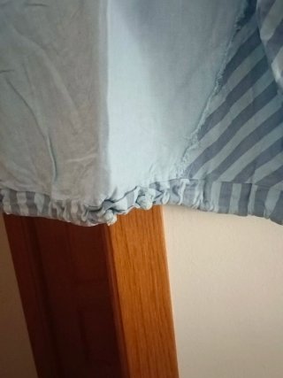 Camiseta azul manga corta