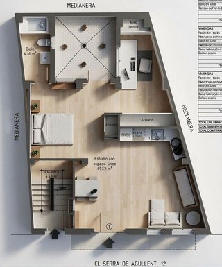 Estudio en venta en Benicalap en Valencia