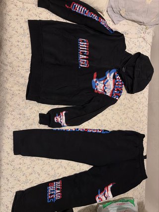 Conjunto Chándal Chicago Bulls Negro