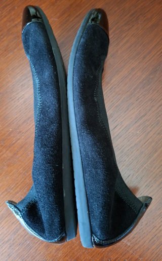 Zapatos Bailarinas MS ELX Talla 36 Negros