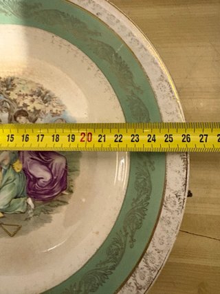 Plato antiguo La Cartuja de Sevilla Pickman