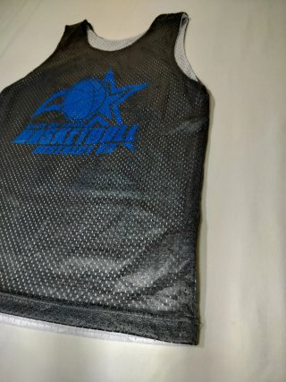 Camiseta de baloncesto vintage reversible