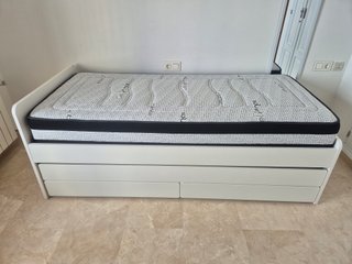 Cama nido IKEA blanca